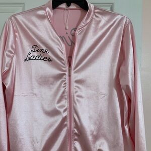 Pink Ladies plus size Halloween Costume Jacket,Pants & Belt
